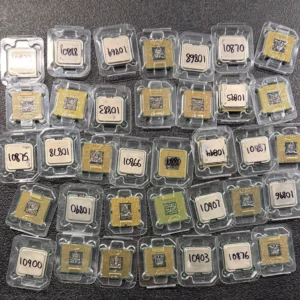LOT OF 36 ASSORTED CPU PROCESSOR CHIPS INTEL, PREOWNED