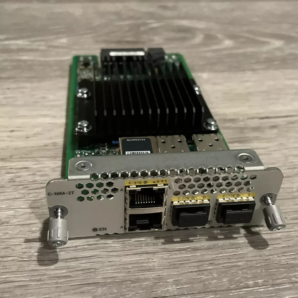Cisco C-NIM-2T 2-Port NIM Module cisco n540x 16z4g8q2c d ncs router 16x10g 4x1g 8x25g 2x100g (copy)