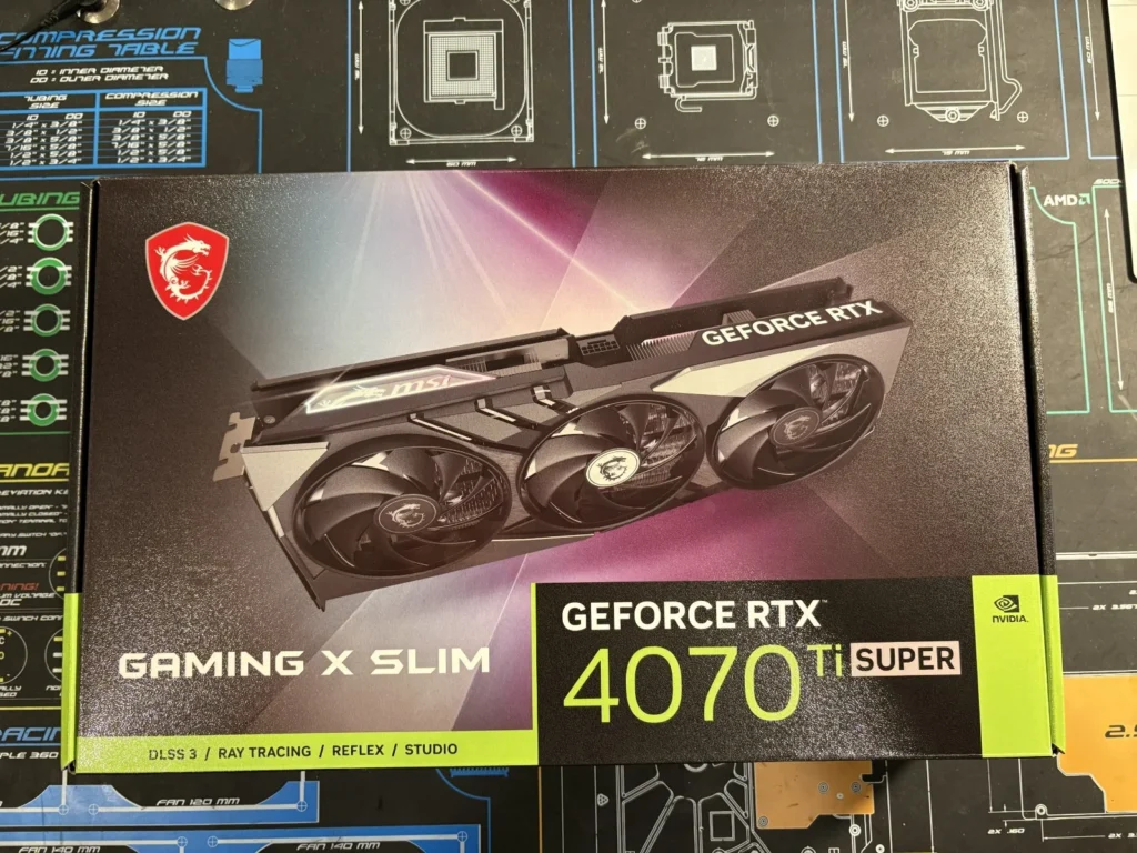 MSI NVIDIA GEFORCE RTX 4070 TI SUPER GAMING X SLIM 16GB GDDR6X sapphire pulse amd rx 5700 xt 8gb graphics card gpu pc used (bulk) (copy)